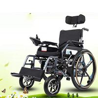 AA100 Intelligent Collapsible Electric Wheelchair Automatic Disabled Outdoor Sports Travel Wheelchair Lithium Battery (24A)
