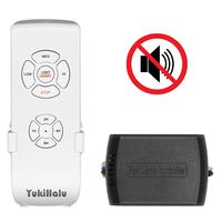YUKIHALU Small Size Universal Ceiling Fan Remote Control kit, Beep ON/Off Setting, Wireless Remote Controls with Timing