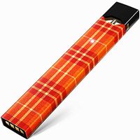 Orange Plaid Skin Sticker for Juul | Juul Skin | Juul Sticker | Juul Wrap | Juul Decal |