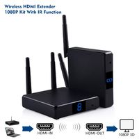 measy FHD686 hdmi Converter 200m Wireless hdmi Transmitter Receiver Wireless HDMI Extender Wireless HDMI Sender Kit with IR PassThrough Support 1080P 3D