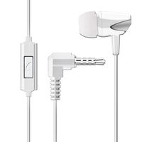 WEUTOP Stereo Headset Hands-Free Earphone with Remote-Control Switch Mic Single Earbud Headphone in-Ear earpiece WH