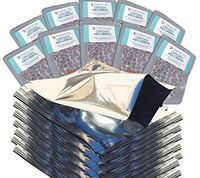 One Quart Genuine Mylar Bags with 300cc Oxygen Absorbers (100) with PackFreshUSA LTFS Guide