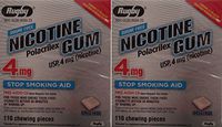 Nicotine Gum 4 MG KIT *MAJ 110 (2 Pack)