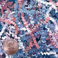 U Choose Size! LT Blue Pink White Gift Basket Shred Crinkle Paper Filler Bedding (4 Oz Bag)