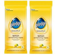 Pledge 24 counts Lemon Enhancing Wipes (Pack of 2) Brand new and Fast Shipping