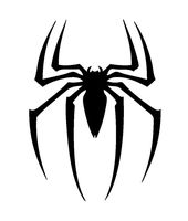 Marvel Comics Spider-Man Symbol, Black, 6 Inch, Die Cut Vinyl Decal, For Windows, Cars, Trucks, Toolbox, Laptops, Macbook-virtually Any Hard Smooth Surface