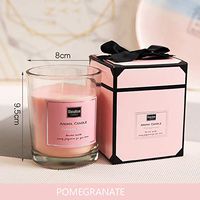 Scented Candle/Aromatherapy Candle/Gift Set Candle/Sceneted Candle with Box (Pomegranate)