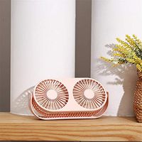 Vacio Mini Fan Personal Handheld Fan Personal Cooling with USB Rechargeable & Aroma Diffuser Fan for Kids Girls Woman Home Office Outdoor Travel (Pink)