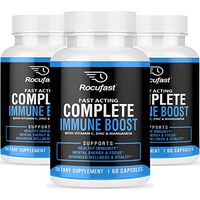 Immune Support Immunity Booster Supplement Complete Immune Boost Multivitamin - 35 Essential Vitamins Including Vitamin C, Zinc, Echinacea, Vitamin B6, B12 3 Bottles