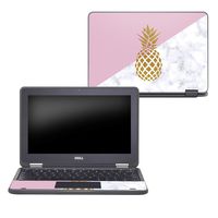 MightySkins Skin Compatible with Dell Chromebook 11" 3189 - Pretty Pineapple | Protective, Durable, and Unique Vinyl Decal wrap Cover | Easy to Apply, Remove, and Change Styles | Made in The USA