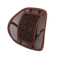 ECYC Car Seat Back Cushion Mesh Ventilate Massage Lumbar Support for Car Office Home, Coffee