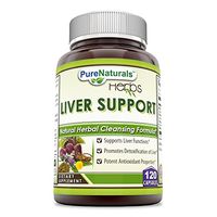 Pure Naturals Liver Support Dietary Supplement 372.340 Milligrams 120 Capsules- Promotes Overall Liver Health - Supports Your Detoxification Efforts