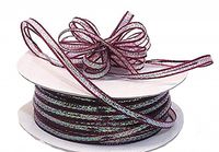 3mm-1/8" Organza Pull Bow Ribbon Burgundy 50yd