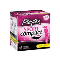 Playtex Sport Regular Absorbency Compact Tampons with Flex-Fit Technology (Pack of 2)