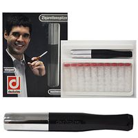 Denicotea - Regular Amber & Silver Cigarette Holder 20238