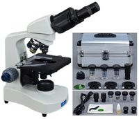 OMAX 40X-2000X LED Phase Contrast Binocular Compound Microscope with 30 Degree Siedentopf Viewing Head