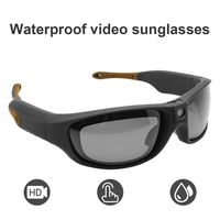 Sports Sunglasses Video Recorder Waterproof IP55 1080P HD Camera Glasses DVR Recording Hands Free 90 Minutes Ultra Long Battery Life