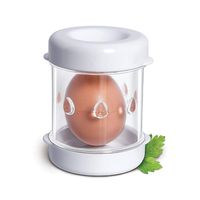 LXLIFE Boiled Egg Peeler, Durable Egg Sheller Peeler, White