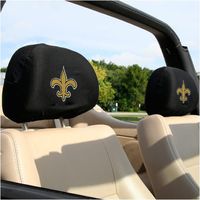 New Orleans Saints 2-pack Headrest Covers