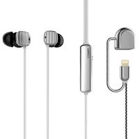COWIN HE16 Active Noise Cancelling Headphones, Wired Earbuds in-Ear Stereo Awareness Monitor Earphones with Microphone, Compatible with Apple Devices