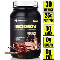 Forzagen Protein Isolate Powder - Isogen | Low Carb | 27g of Grass Fed Whey Protein Isolate | Easiest Mixing Ever | Great Taste.