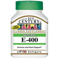 21st Century Health Care, E-400, Natural, 110 Softgels