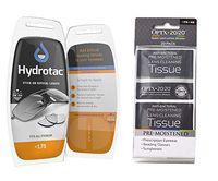 Hydrotac Stick-On Bifocal Lenses | Magnifying Adhesive Reading Lens Sticker | Sunglass Magnifier Add On | 1 Pair | Bundle with OPTX 20/20 Pre-Moistened Lens Tissues (+175)