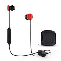 COWIN HE8 Bluetooth Wireless Headphones In-Ear Buds Headphones with Microphones Hi-Fi Deep Bass Wireless Headset Active Noise Cancelling Earbuds Sports Earphones for Workout/Running/Gym-Red