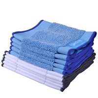 KEEPOW 10 Pack Microfiber Mopping Cloths 5 Wet + 5 Dry for iRobot Braava 380 380t 320 Mint 4200 5200 Vacuum Cleaner