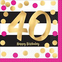 Amscan 511913 Luncheon Napkins Party Supplies, One Size, Multicolor