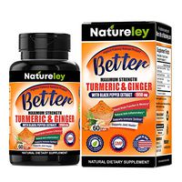 Organic Turmeric with Ginger Supplements with Black Pepper Extract. Extra Strength High Potency 1950mg and 95% Curcuminoids Premium Occasional Joint Pain & Healthy Inflammation Support - 60 Capsules