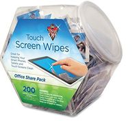 Falcon Touch Screen Wipes Office Share Pack (FALDMHJ)5.0 in x 6.0 in 200 Individual wrapped Packets