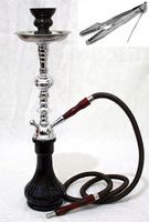 PHILADELPHIA 20" Black Hookah shisha nargila narguile nargile glass water Vase