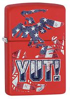 Custom Personalized Red Matt U.S. Marine Corps. Windproof Lighter Free Engraving #29765