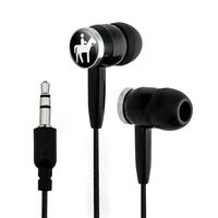 Horseback Riding Horse Equestrian Novelty in-Ear Earbud Headphones - Black