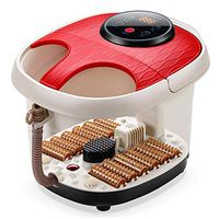 LEIGE Foot Spa Massager, Multi-Function Heat Infrared Vibrating Air Bubble Electric Foot Massager Foot, Bath Massager Foot Shiatsu for Foot