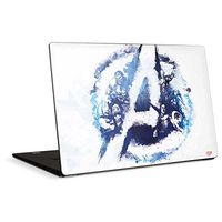 Skinit Decal Laptop Skin for Dell XPS 15in (2017) - Officially Licensed Marvel/Disney Avengers Blue Logo Design