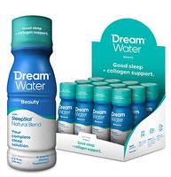Dream Water Beauty Sleep Aid, Natural Melatonin, Biotin, Juvecol, 2.5oz Shot, 12 Pack