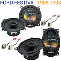 Compatible with Ford Festiva 1988-1993 Factory Speaker Replacement Harmony R46 R5 Package New
