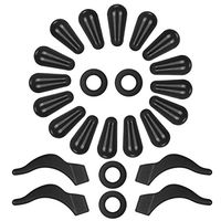 8 Pairs Silicone Nose Pads 4 Pairs Eyeglass Retainer Silicone Anti-Slip Holder Eyeglass Ear Hook Round Frame Grips