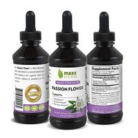 Maxx Herb Passion Flower Liquid Extract (4 Oz Bottle with Dropper) Max Strength, Absorbs Better Than Passionflower Capsules, for Relaxation, Stress Relief, Alcohol-Free, 60 Servings (1 Bottle)