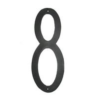 Montague Metal Products Standard Font Individual House Number, 8, 10-Inch