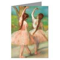 Celebrate Mothers with these 12 Vintage Note Cards of Degas Dancers In Pink !882