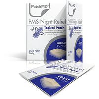 PatchMD - PMS Night Topical Patch - Natural Night time Relief of Premenstrual Syndrome - eases Tension, Cramps, Bloating & Irritability - 30 Day Supply