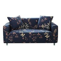 FORCHEER Stretch Couch Cover 3 Cushion Sofa Slipcovers Printed Polyester Spandex Fabric Furniture Pet Protector for Living Room (Sofa,#Pattern Floral)