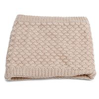 Meolin Womens Winter Knit Thickened Wool Collar Scarves Warm Neck Scarf ,Beige,8.669.45in