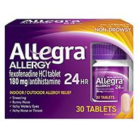 Allegra 24 Hour Allergy Tablets 30 Tablets (Pack of 3)