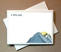 Mountain Note Cards (24 Non-foldover Cards and Envelopes)