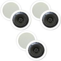 Theater Solutions TS50C in Ceiling Speakers Surround Sound Home Theater 3 Pair Pack