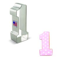 Ann Clark Cookie Cutters Number One / #1 Cookie Cutter, 3.25"